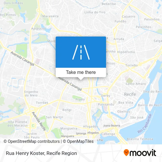 Rua Henry Koster map