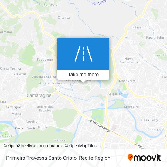 Primeira Travessa Santo Cristo map