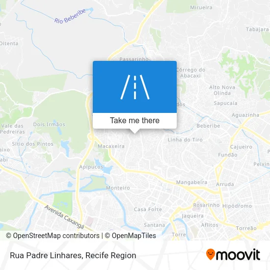 Rua Padre Linhares map