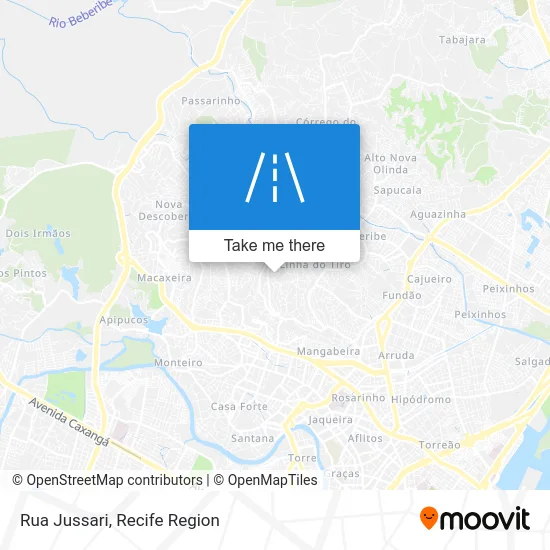Rua Jussari map