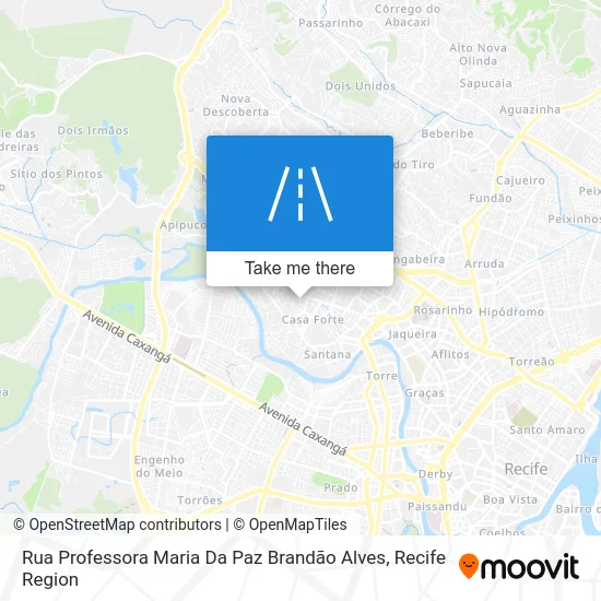 Rua Professora Maria Da Paz Brandão Alves map