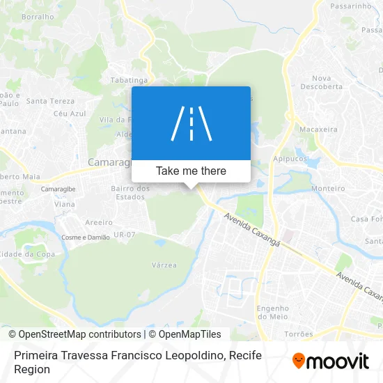 Primeira Travessa Francisco Leopoldino map