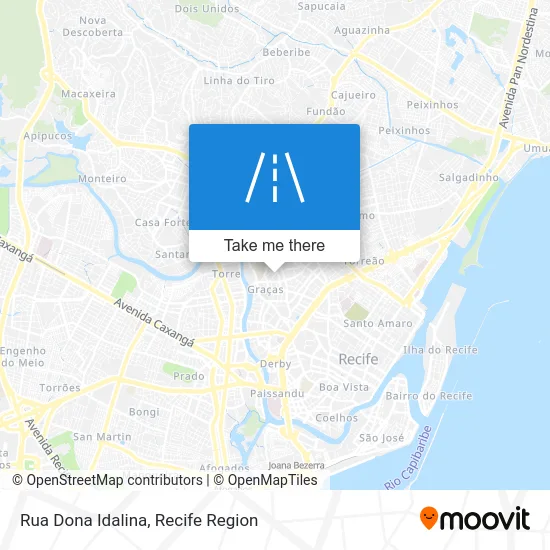 Rua Dona Idalina map