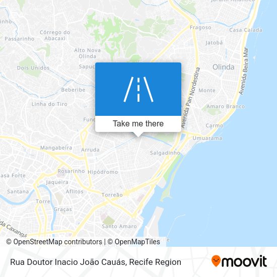 Rua Doutor Inacio João Cauás map