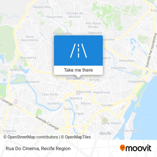 Rua Do Cinema map