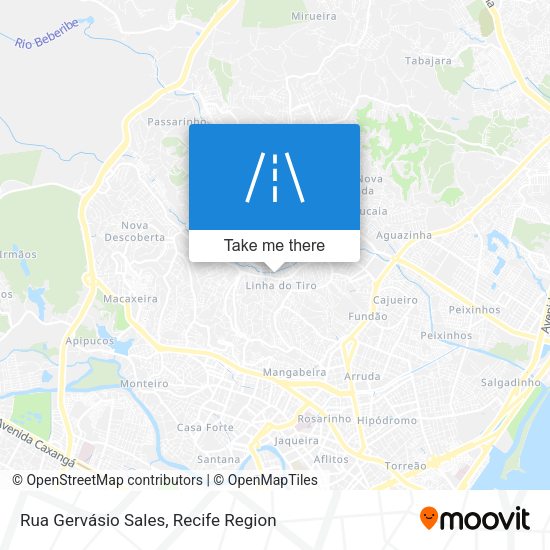Rua Gervásio Sales map