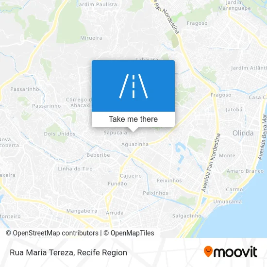 Rua Maria Tereza map