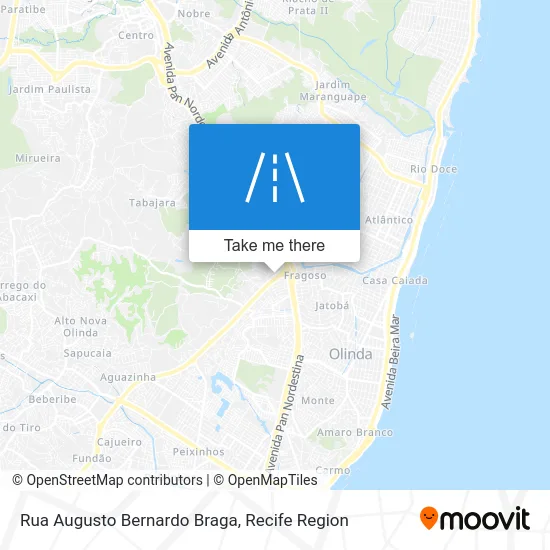 Rua Augusto Bernardo Braga map