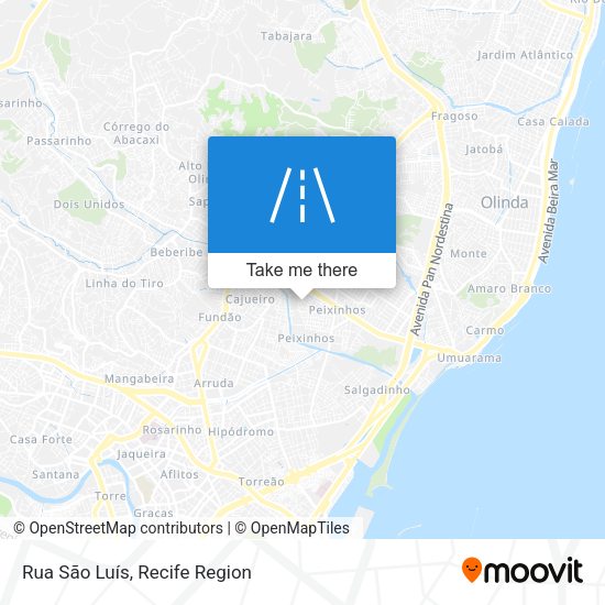 Rua São Luís map