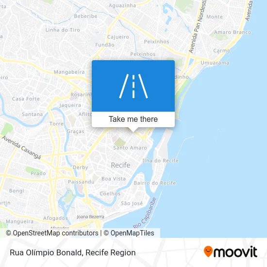 Rua Olímpio Bonald map