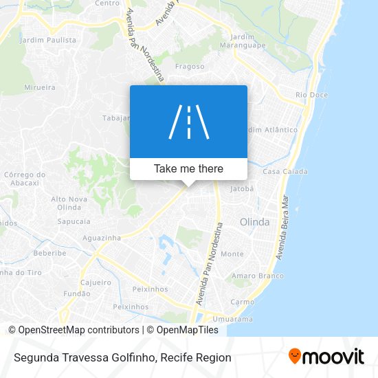 Segunda Travessa Golfinho map