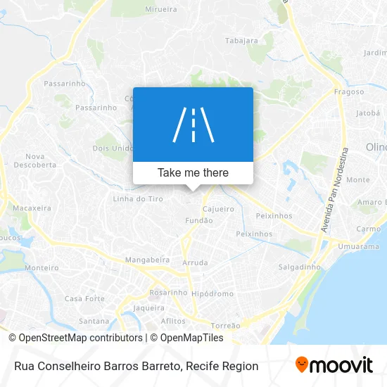 Rua Conselheiro Barros Barreto map
