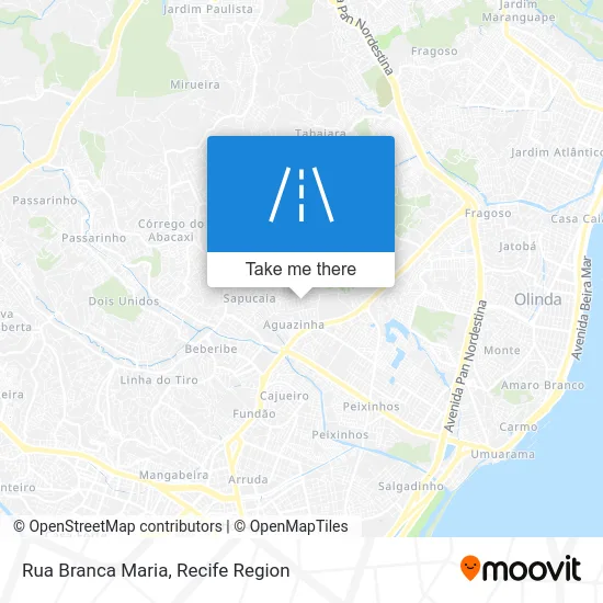 Rua Branca Maria map