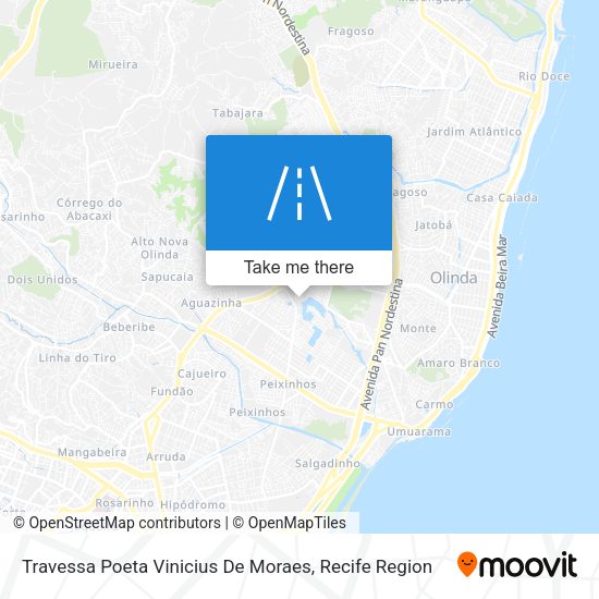 Travessa Poeta Vinicius De Moraes map