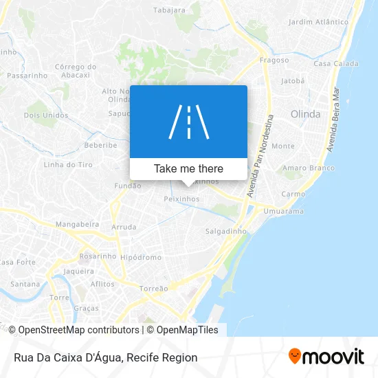 Rua Da Caixa D'Água map