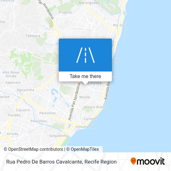 Rua Pedro De Barros Cavalcante map