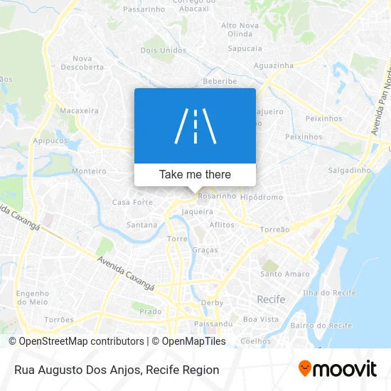 Rua Augusto Dos Anjos map