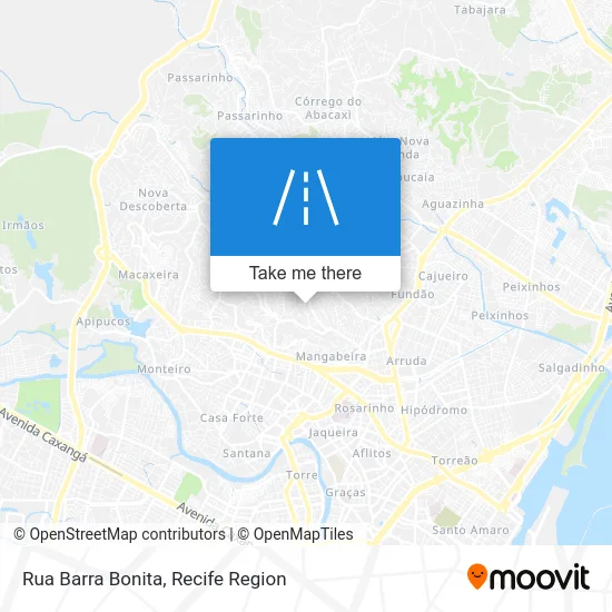 Rua Barra Bonita map