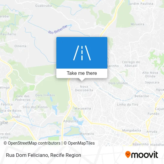 Rua Dom Feliciano map