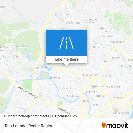 Rua Loanda map