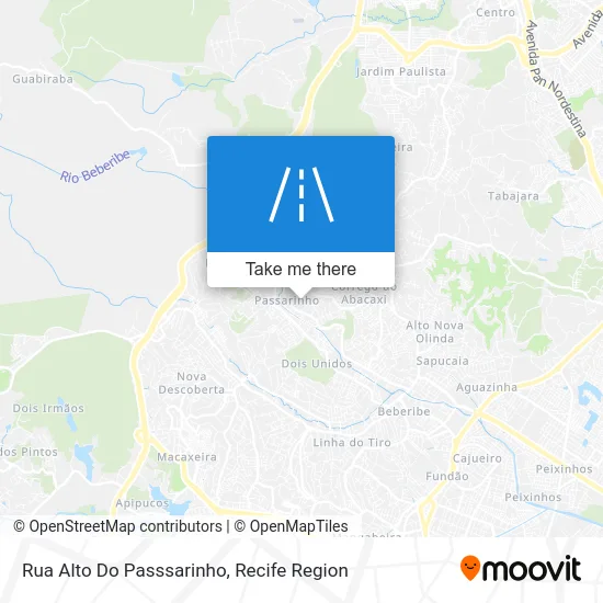 Rua Alto Do Passsarinho map