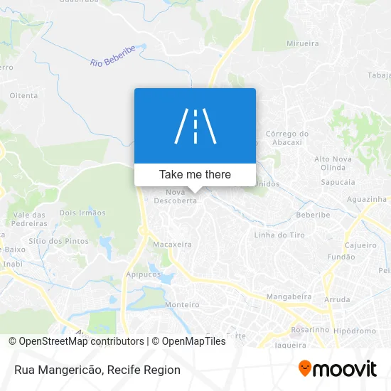 Rua Mangericão map