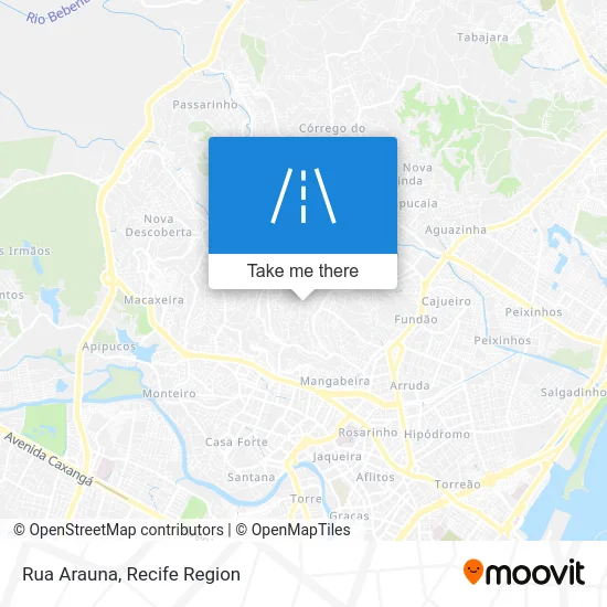 Rua Arauna map