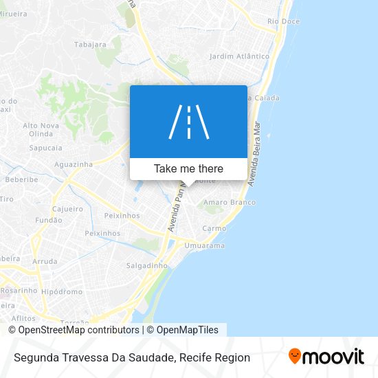 Segunda Travessa Da Saudade map