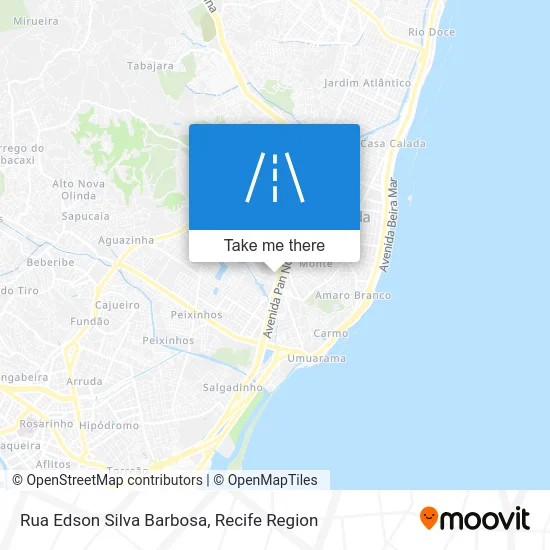 Rua Edson Silva Barbosa map