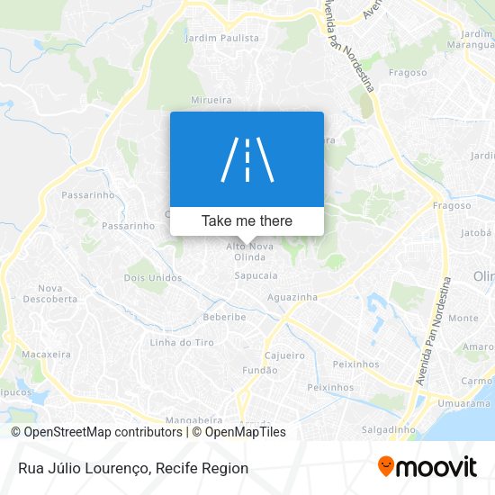 Rua Júlio Lourenço map
