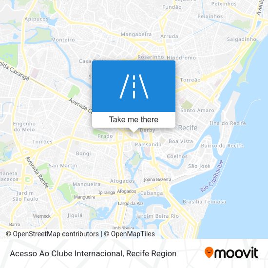 Acesso Ao Clube Internacional map