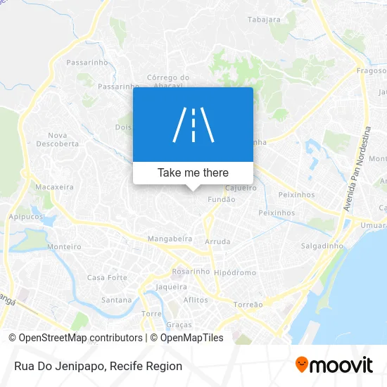 Rua Do Jenipapo map