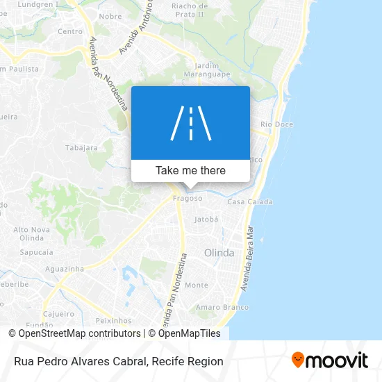 Rua Pedro Alvares Cabral map