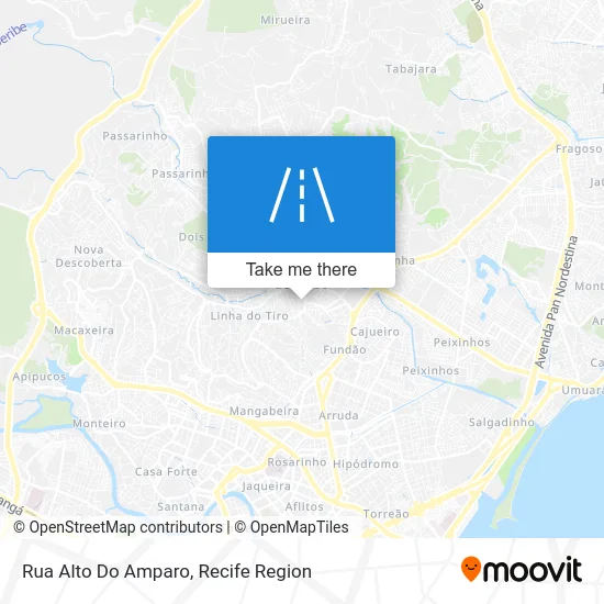 Rua Alto Do Amparo map