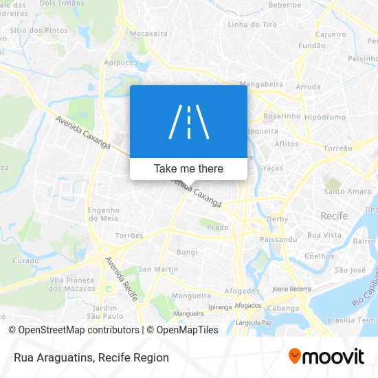 Rua Araguatins map