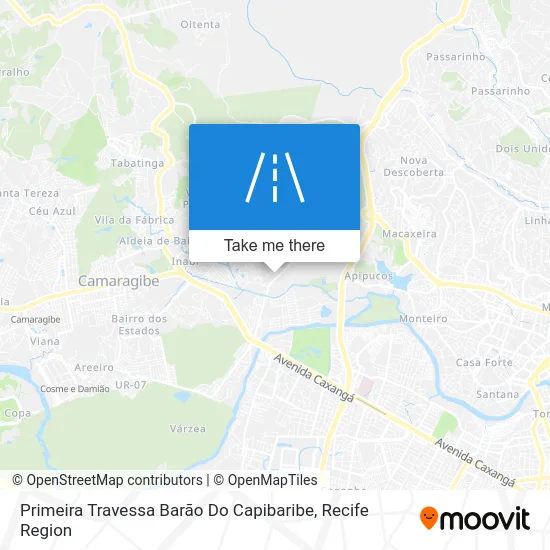 Primeira Travessa Barão Do Capibaribe map