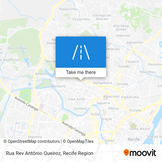 Rua Rev Antônio Queiroz map