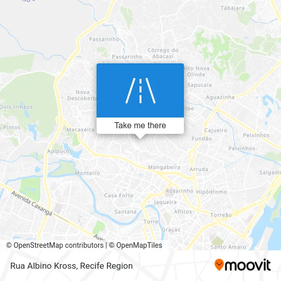 Rua Albino Kross map