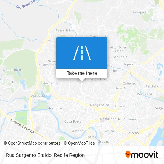 Rua Sargento Eraldo map