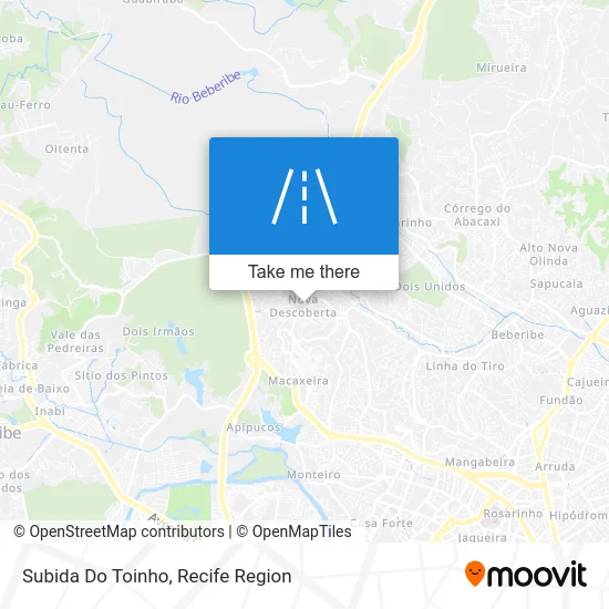 Subida Do Toinho map