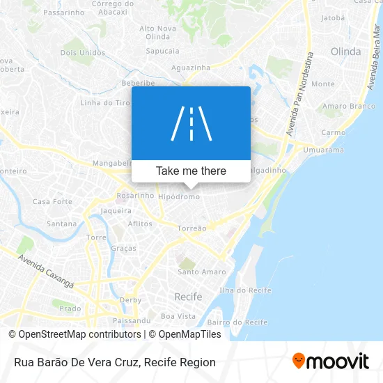 Rua Barão De Vera Cruz map