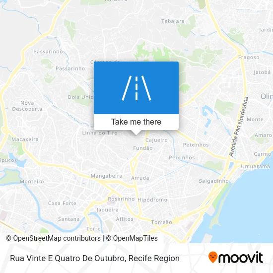 Rua Vinte E Quatro De Outubro map