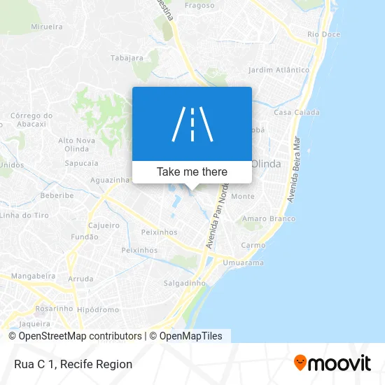 Rua C 1 map