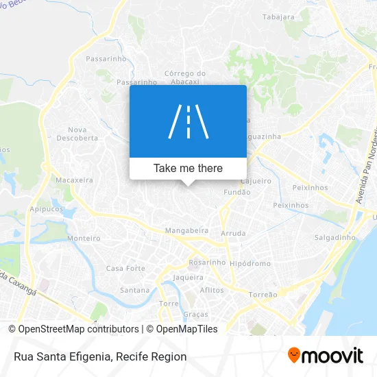 Rua Santa Efigenia map