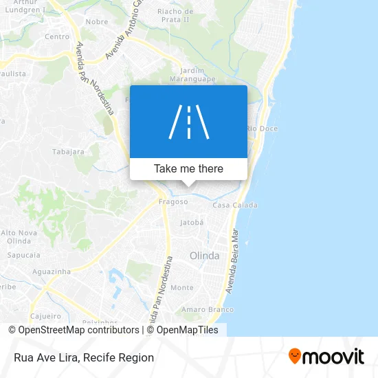 Rua Ave Lira map