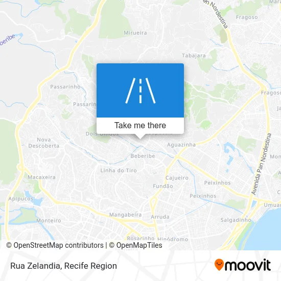 Rua Zelandia map