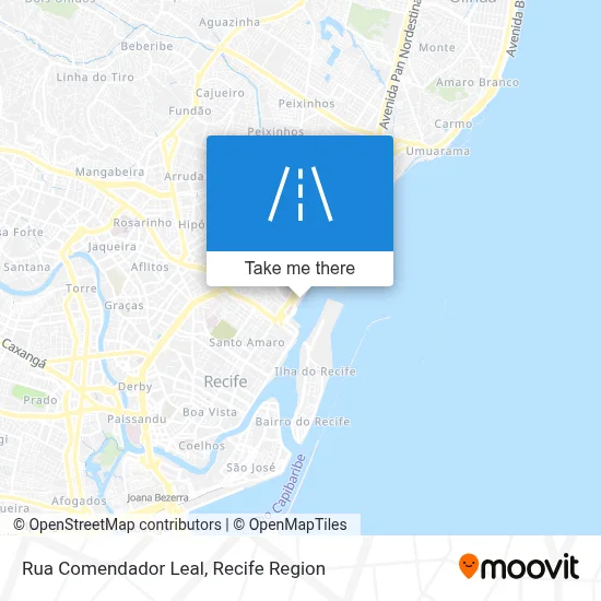 Rua Comendador Leal map