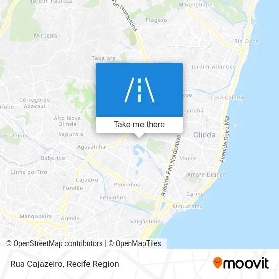 Rua Cajazeiro map