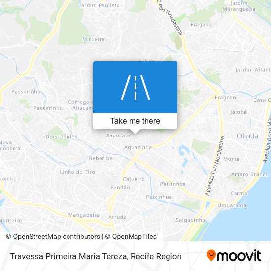 Travessa Primeira Maria Tereza map
