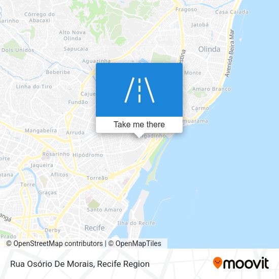 Rua Osório De Morais map